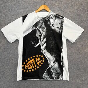 Posty Co Post Malone 2025 Big Ass Stadium Tour All Over Print Tee Shirt Medium‎